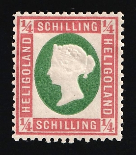 1873 1/4S Heligoland, German States, Germany
