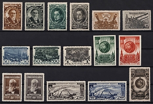 1945-46 Soviet Union, USSR, Russia, Stock of Stamps, Сomplete Sets