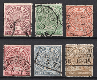 1868 North Germany, German States, Germany, Complete Set