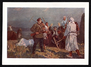 1944 'Caught a Saboteur' Soviet Union, WWII, Military, Picture Postcard