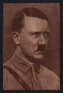 1933-45 'Same Blood Belongs in a Common Reich. Adolf Hitler', January 25 Calendar Page, Portrait of Hitler, 'Der Braune Spruchkalender' (The Brown Quote Calendar), Third Reich, Germany, Non-Postal Nazi Propaganda