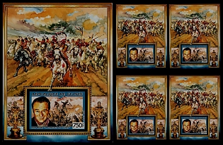 1991 American Artist, Republic of Guinea, Souvenir Sheets