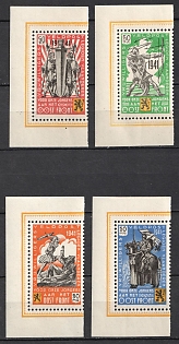 1941 Belgian Flemish Legion, Germany, Complete Set, Corner Margins