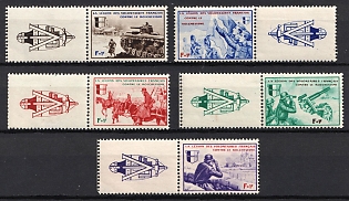 1942 French Legion, Germany, Complete Set, Coupons