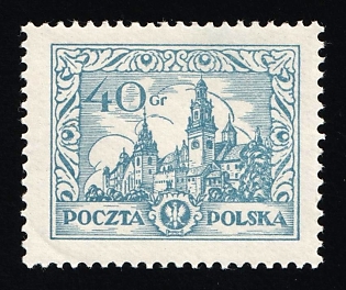 1926 40gr Republic of Poland, Type II