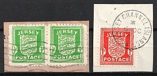 1941-42 Jersey on pieces, German Occupation, Germany, Complete Set