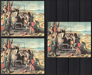 2000 Paintings of the Prado Museum, Republic of the Gambia, Souvenir Sheets