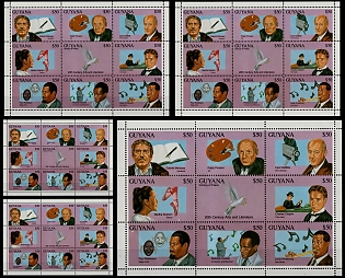 1993 Personalities of the 20th century, Co-operative Republic of Guyana, Complete Sheets