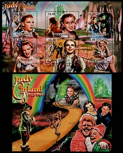 2012 Judy Garland, Republic of Mozambique, Souvenir Sheets