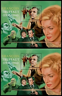 2012 Francois Truffaut, Republic of Mozambique, Souvenir Sheets