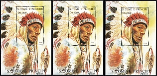 1995 100th Anniversary of Cinema: Movie posters, Democratic Republic of Sao Tome and Principe, Souvenir Sheets