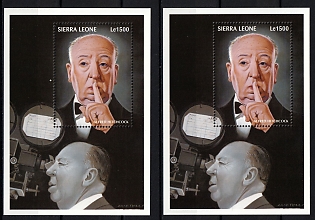 1997 Alfred Hitchcock, Republic of Sierra Leone, Souvenir Sheets