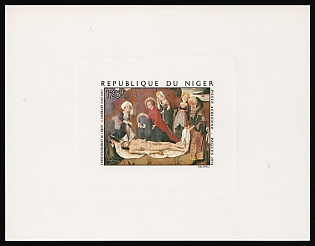 1974 125fr Easter, Republic of the Niger, Airmail, Proof Sheetlet