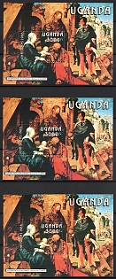 1986 Christmas, Albrecht Durer, Republic of Uganda, Souvenir Sheets