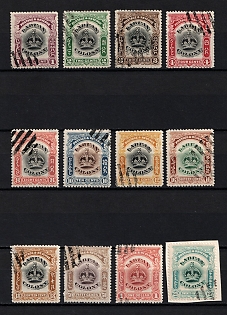1902-03 Crown Colony of Labuan, British Colonies, Complete Set