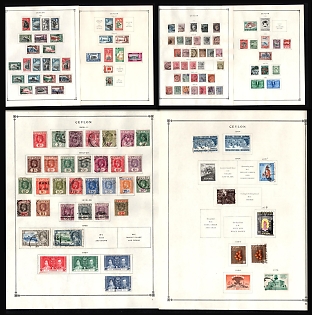 1857-1956 British Ceylon, British Colonies,  Collection of Stamps