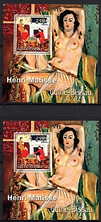 2001 Henri Matisse, Republic of Guinea-Bissau, Souvenir Sheets