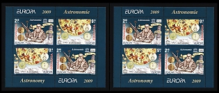 2009 Galileo and His Telescope, Learning Tower of Pisa, Romania, Miniature Sheets, Complete Sets
