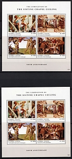 2012 The Completion of the Sistine Chapel Ceiling, Republic of Sierra Leone, Souvenir Sheets