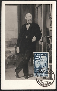1951 (15 Feb) Italian Republic, 'Alessandro Rossi', Commemorative Picture Postard franked with 20l