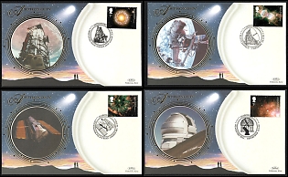 2002 (24 Sept) United Kingdom of Great Britain, 'Astronomy', Commemorative Covers, Thematic Group