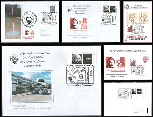 2006 (1 Apr) Federal Republic of Germany (FRG), 'Dedicated to Albert Einstein and 'Astrophilately Meeting in the Lausitz Center', Commemorative Covers and Postcards, Small Thematic Collection