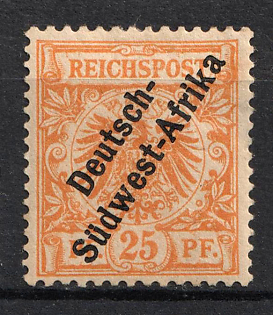 1897-99 25pf South West Africa, German Colonies, Germany