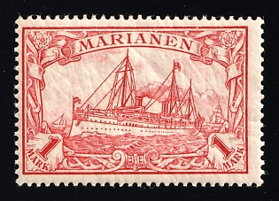 1901 1m Mariana, German Colonies, Kaiser’s Yacht, Germany