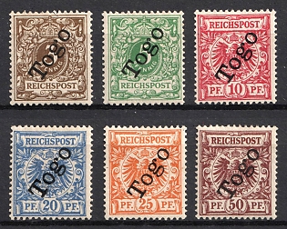 1897-99 Togo, German Colonies, Germany, Complete Set