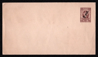 1909 3k Postal Stationery Stamped Envelope, Russian Empire, Russia