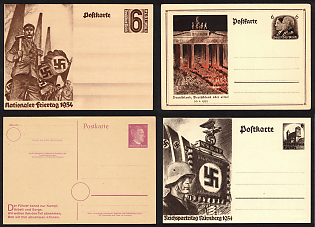 1934 Third Reich, Germany, Special Picture Propaganda Postcards
