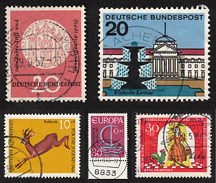 Federal Republic of Germany (FRG), Germany, Lot of Various Plate Failure, Signed