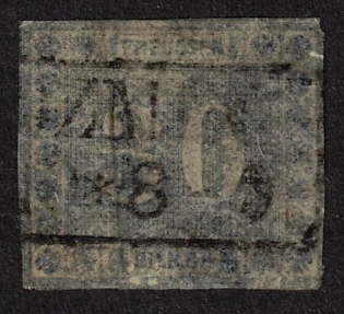 1866 30Pf, Prussia, German States, Germany, Certificate