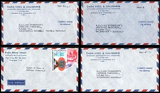 1971 Republic of Nicaragua, 'The 10 Mathematical Formulas that Changed the Face of the Earth. Tsiolkovsky's Law. Einstein's Law', Airmail Covers, Thematic Group