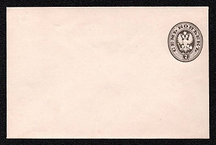 1879 7k Stamped Envelope, Postal Stationery, Gray, 115x75mm, 13th Issue