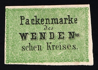 1863 4k Wenden, Livonia, Russian Empire, Russia, Signed