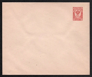 1909 3k Stamped Envelope, Postal Stationery, Red, 144x120mm, 19th Issue