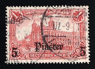 1907 5pia on 1m German Offices in Turkey, Germany
