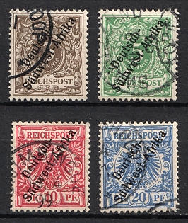 1897-99 South West Africa, German Colonies, Germany, Complete Set