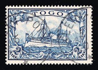 1900 2m Togo, German Colonies, Kaiser’s Yacht, Germany