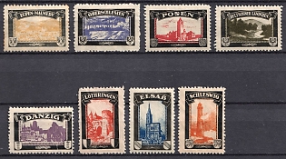 1920 Germany Lost Territories, Commemorative Stamps, German Propaganda