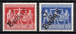 1948 District 3 Berlin 8 Main Post Office, Berlin Emergency Issue, Soviet Russian Zone of Occupation, Germany