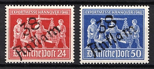 1948 District 38 Anklam Main Post Office, Berlin Emergency Issue, Soviet Russian Zone of Occupation, Germany