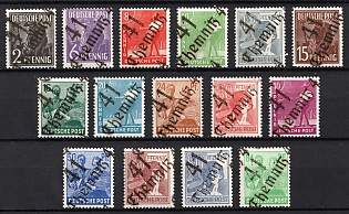 1948 District 41 Chemnitz Main Post Office, Berlin Emergency Issue, Soviet Russian Zone of Occupation, Germany, Signed