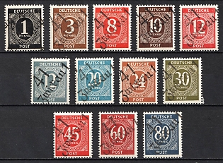 1948 District 41 Zwickau 1 Main Post Office, Berlin Emergency Issue, Soviet Russian Zone of Occupation, Germany