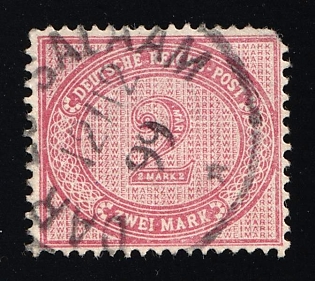 1899 2m German Offices in East Africa, Germany, Forerunner, Dar-es-Salaam Postmark