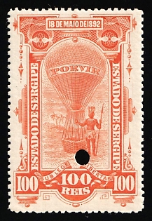 1892-94 100r Federative Republic of Brazil, Revenue, Annulated