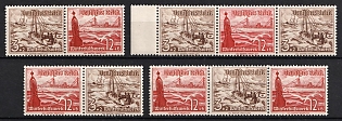 1937 Third Reich, Germany, Se-tenants, Zusammendrucke