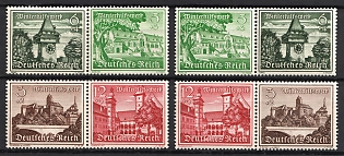 1939 Third Reich, Germany, Se-tenants, Zusammendrucke