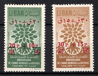 1960 Republic of Lebanon, Airmail, Complete Set